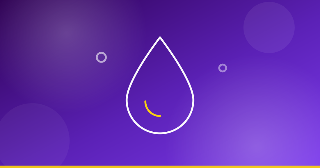 Ilustração de uma gota de água — telemóvel que caiu na água