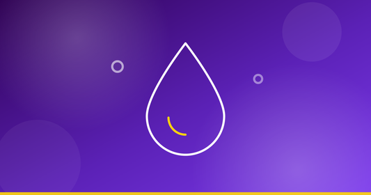 Ilustração de uma gota de água — telemóvel que caiu na água