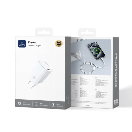 Carregador rápido Essen USB-C de 20 W