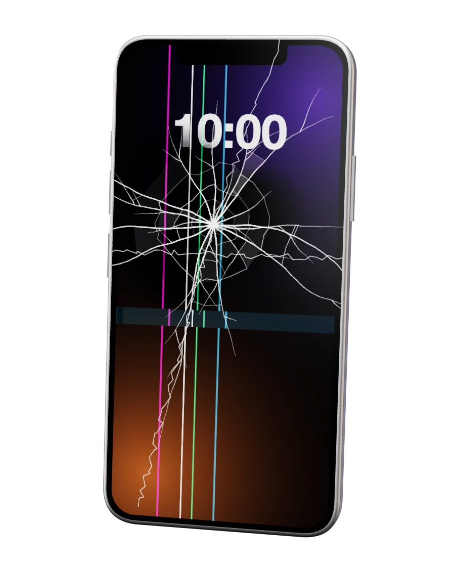 iPhone X com o ecrã partido — reparação na SpaceMobile, no Porto