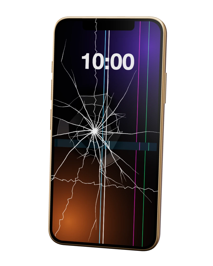 iPhone XS com o ecrã partido — reparação na SpaceMobile, no Porto