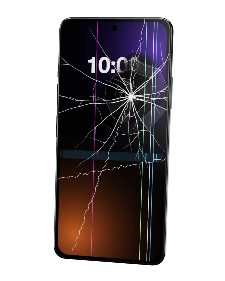 Samsung Galaxy A53 com o ecrã partido — reparação na SpaceMobile, no Porto