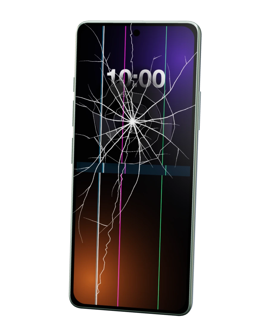 Samsung Galaxy Z Flip 5 com o ecrã partido — reparação na SpaceMobile, no Porto