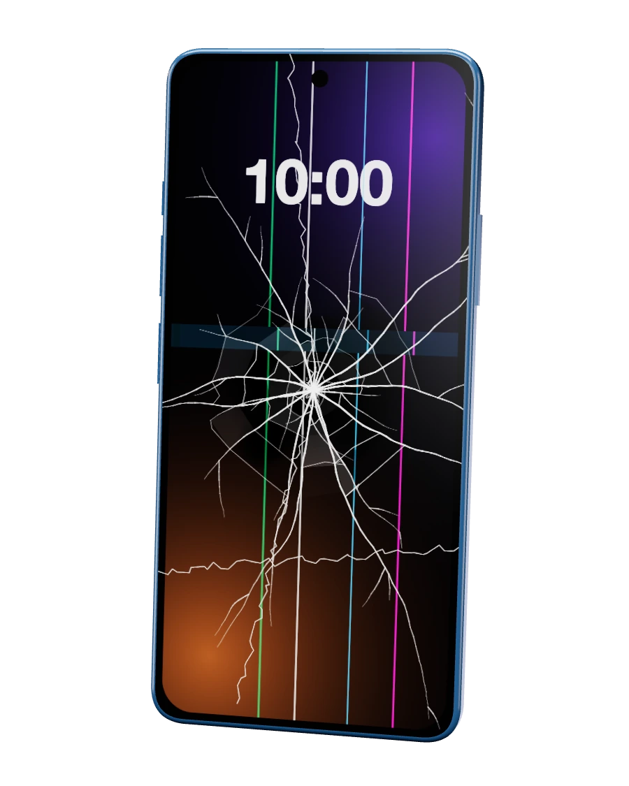 Xiaomi Redmi Note 12 Pro com o ecrã partido — reparação na SpaceMobile, no Porto